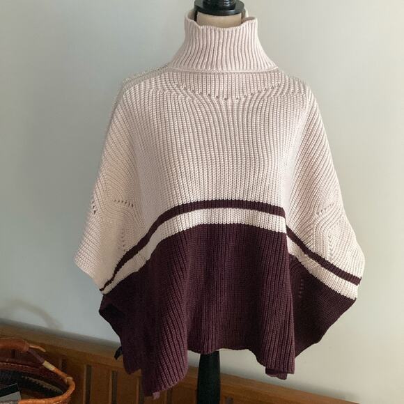 Women’s Macy’s poncho Sustainable ethical one size eco friendly oversized boho - Picture 3 of 11